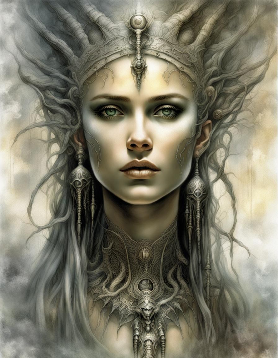 Ethereal Fantasy Queen in Muted Colors