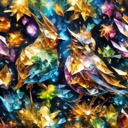 Springtime Fantasy Wonderland in Vibrant Colors