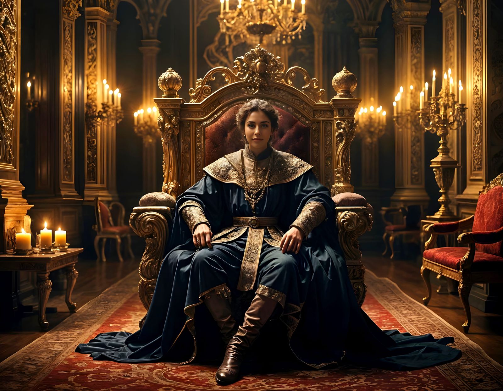 Luxurious Still Life in Rich Jewel Tones