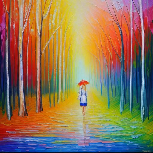 Finding Inner Calm in Vibrant Brushstrokes