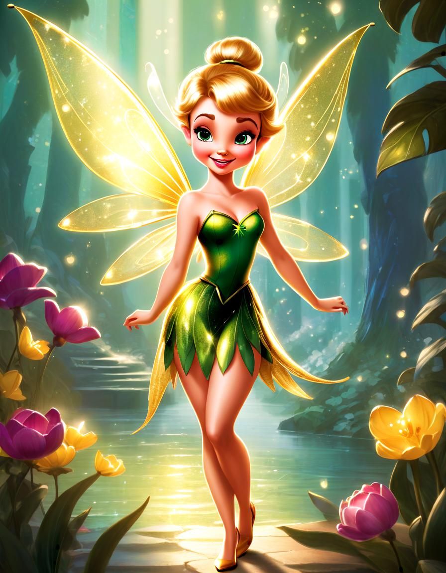 Mischief Sparkles in Whimsical Fairy Portrait