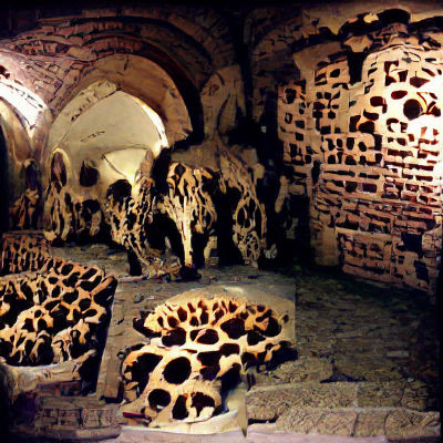 Surreal Dreamscapes in Dark Gothic Style