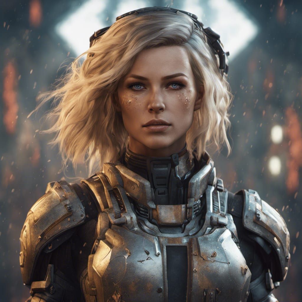 Ethereal Female Commander in Nova Terra Starcraft Alternate