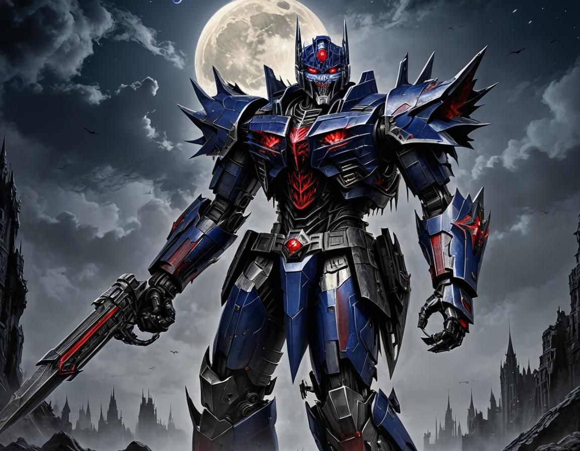Optimus Prime as a Vampire