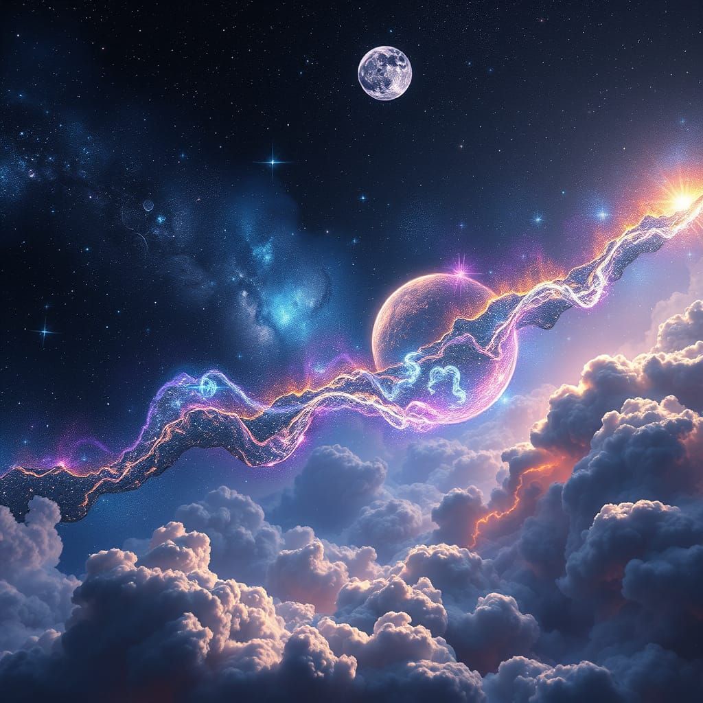 Cosmic Tapestry of Resplendent Wonder