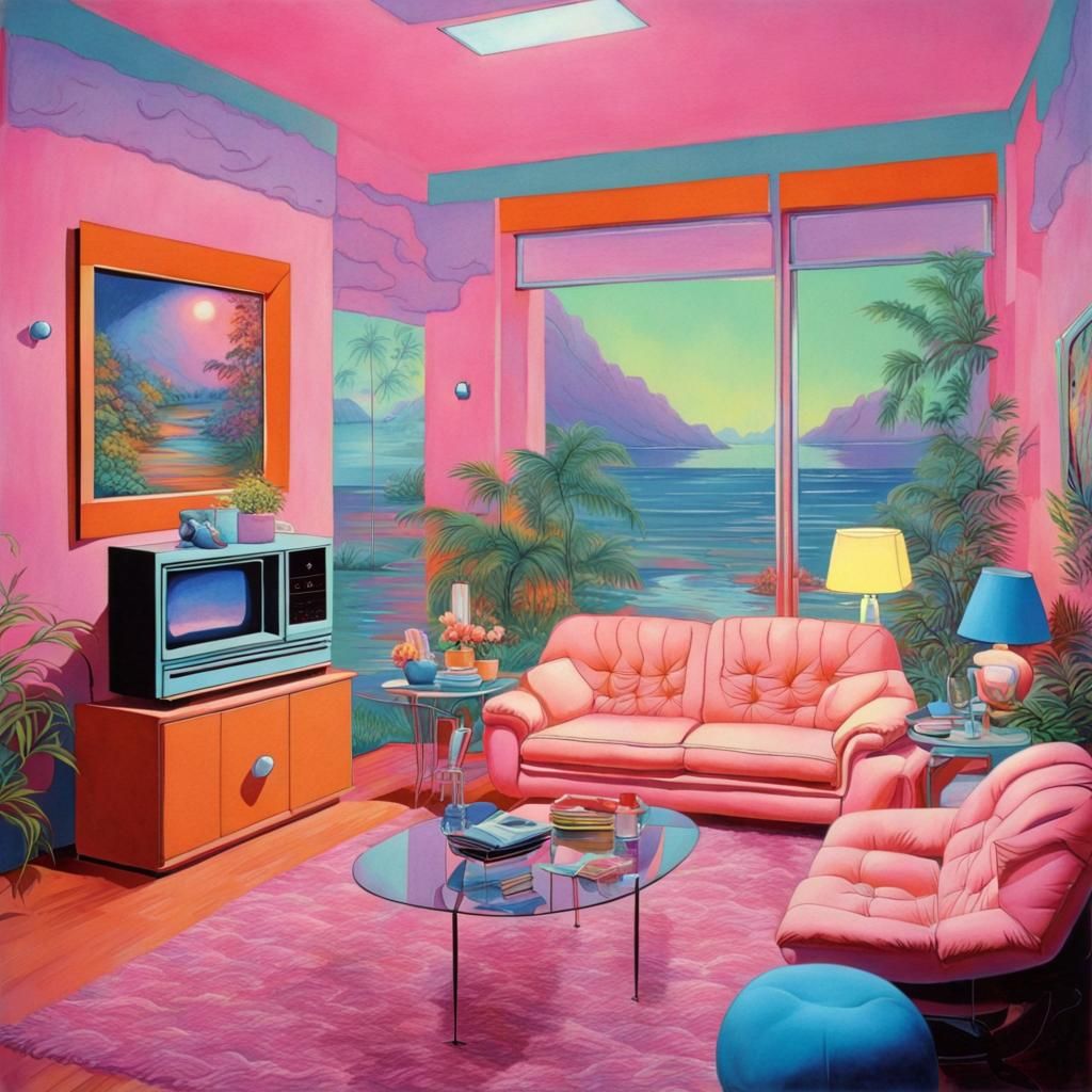 Retro Pastel Interior Heaven