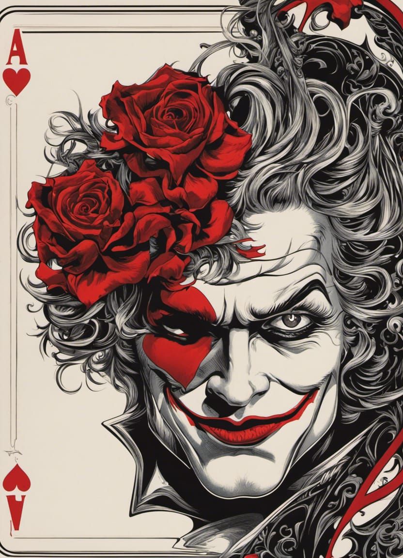 Ethereal Card Masterpiece in Art Nouveau Splendor