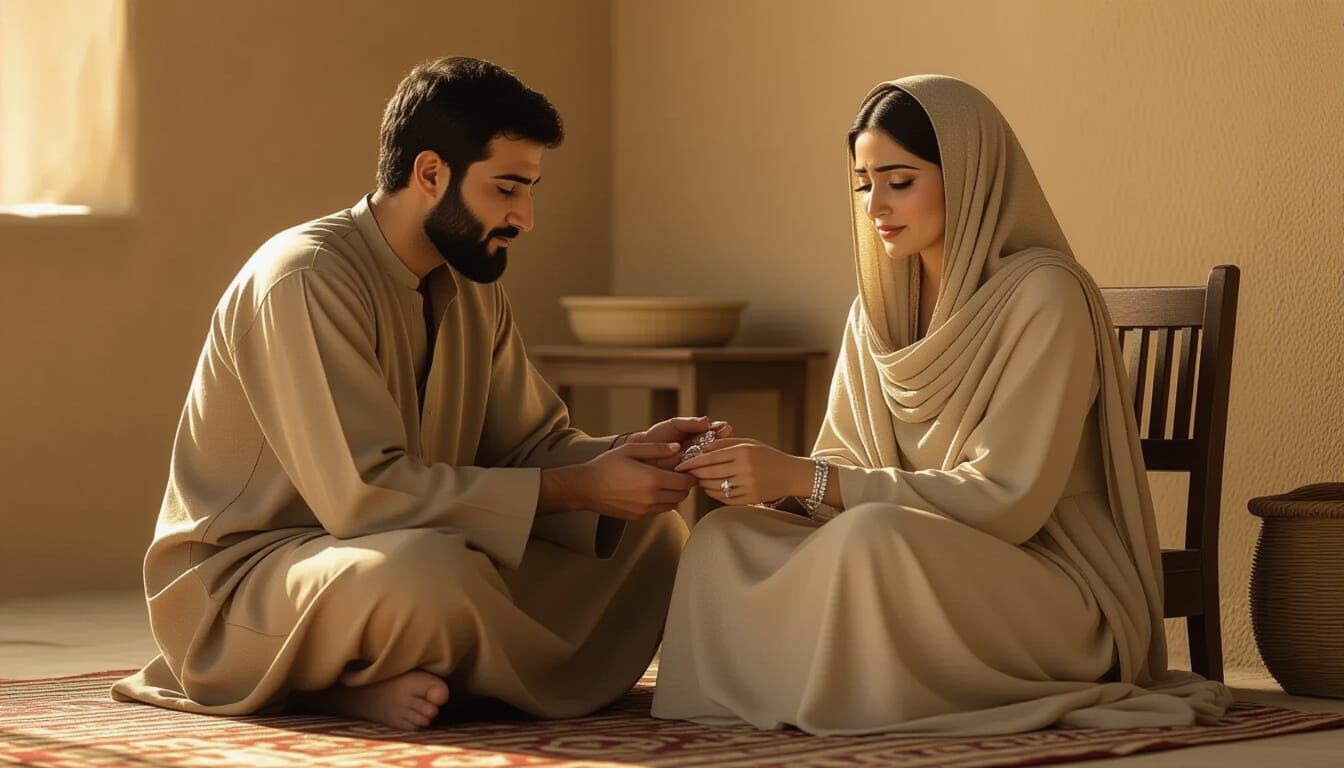 Baghdad Love Story: 3D Rendered Scene