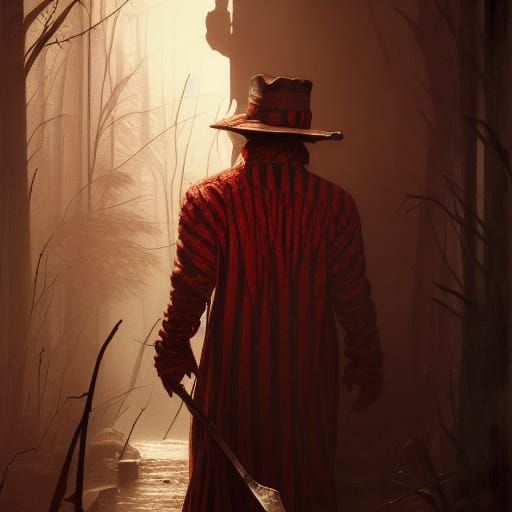 Dark Fantasy Freddy Krueger Concept Art