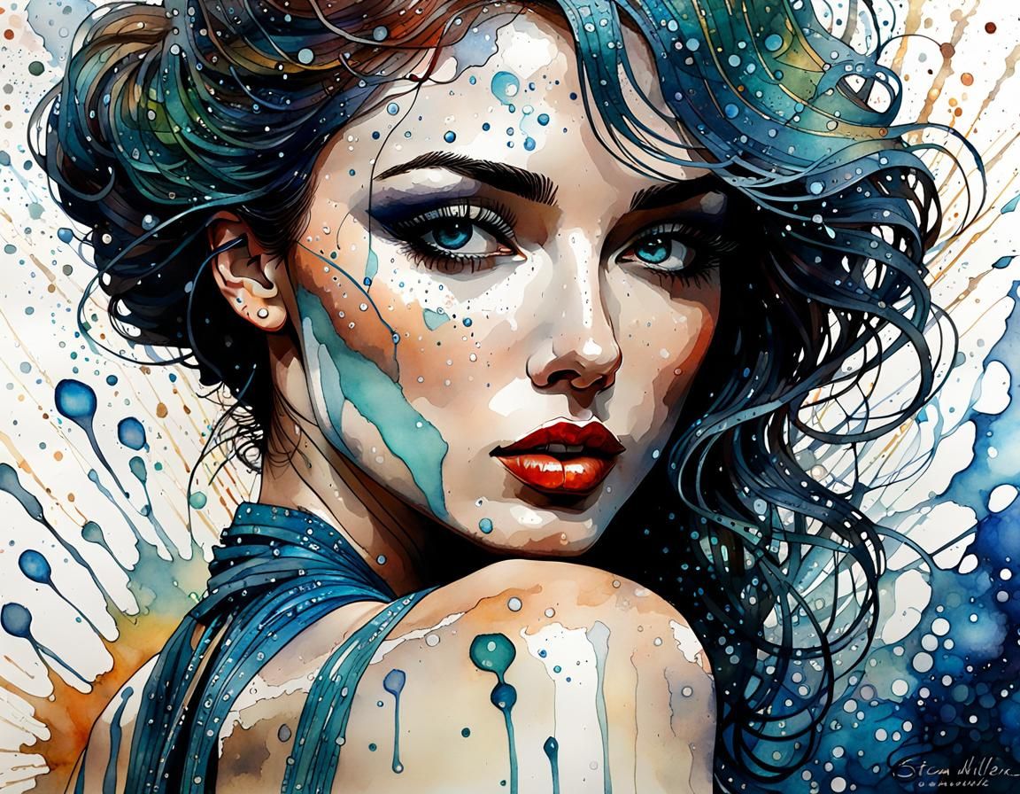 Fairytale Elegance in Watercolour