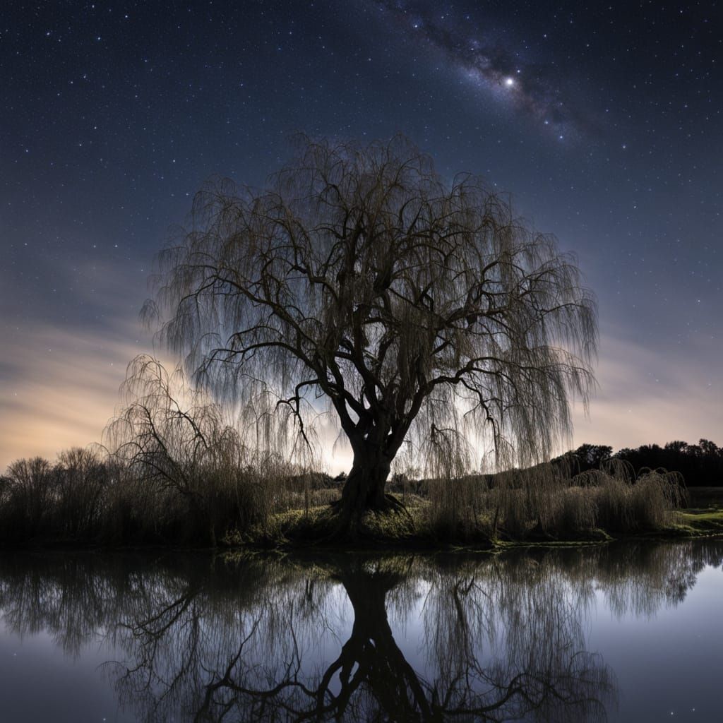 Moonlit Willow