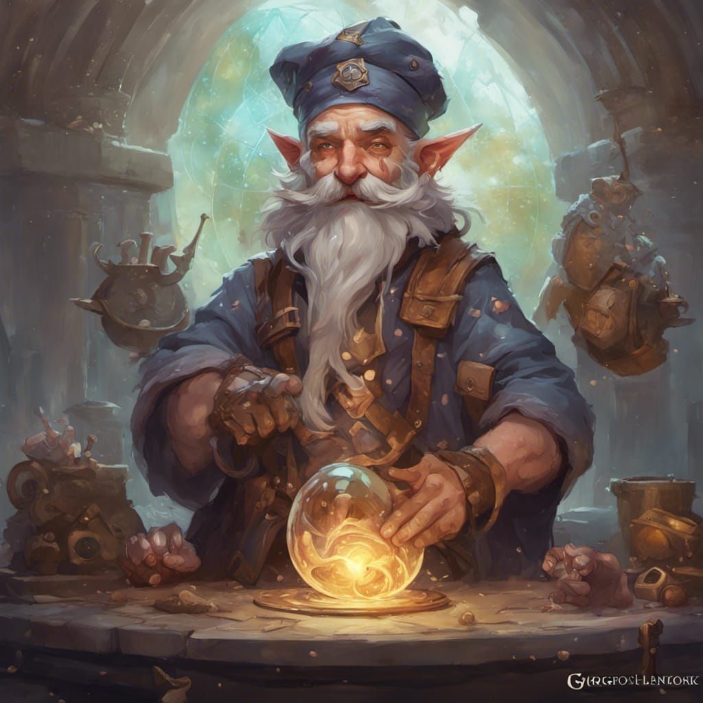 Gnome Artificer Master of Magic and Tech