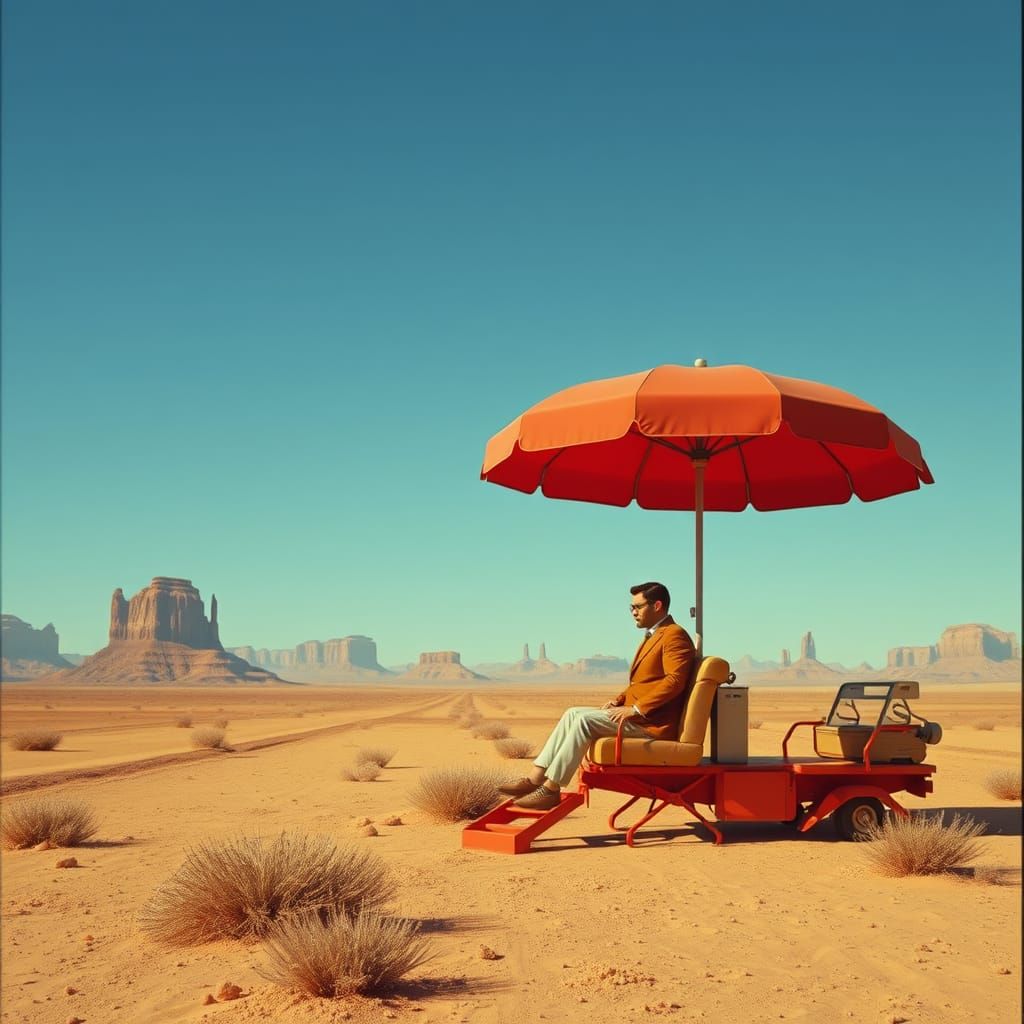 Wes Anderson-Inspired Surrealism Captures Hyperdetailed Levi...