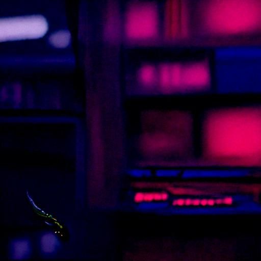 Dragon in Neon Cyberpunk Study Session