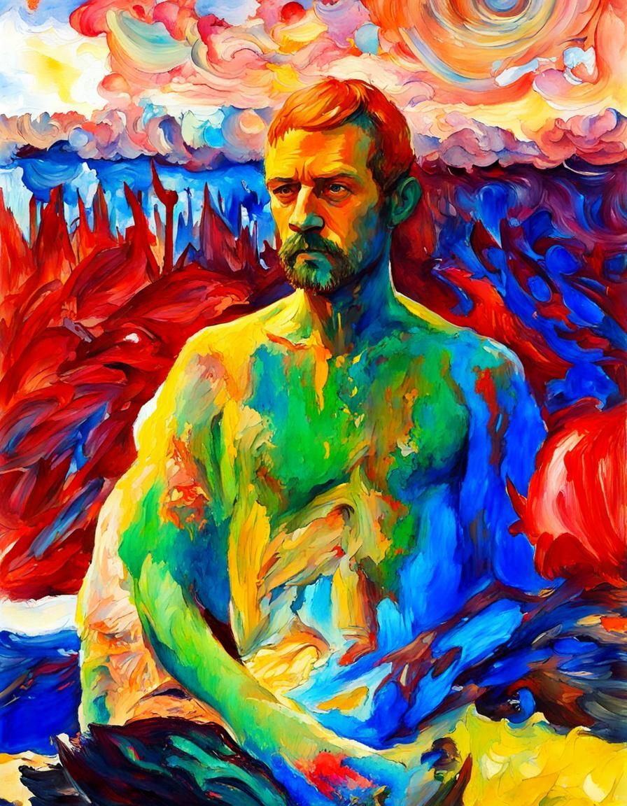 Vibrant Impressionist Masterpiece in Gouache