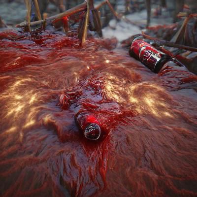 Cyberpunk Apocalypse in Neon Lighting