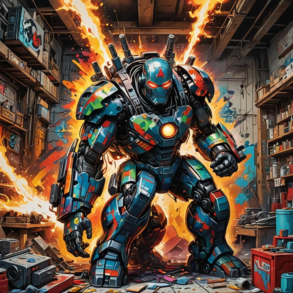 Original Superheroes Unite for Groundbreaking War Machine in...