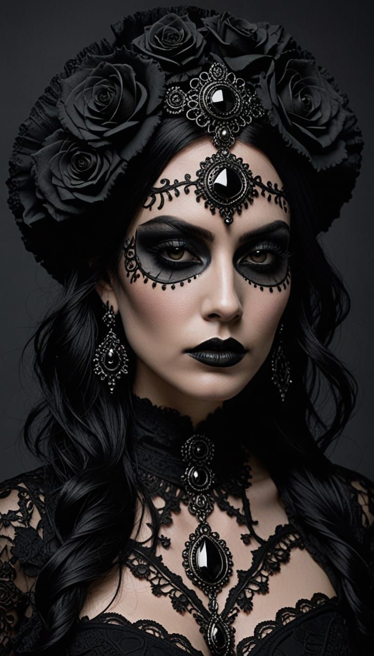 Mexican Goth Essence Captured in Art