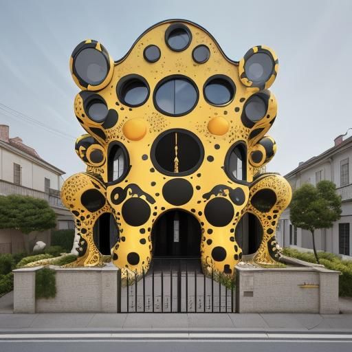 Ethereal Neo-Baroque House Facade
