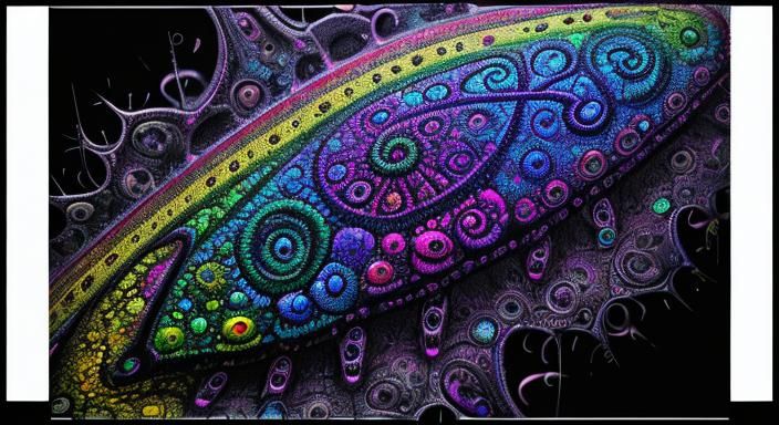 Vivid Paramecium in Rainbow Chaos