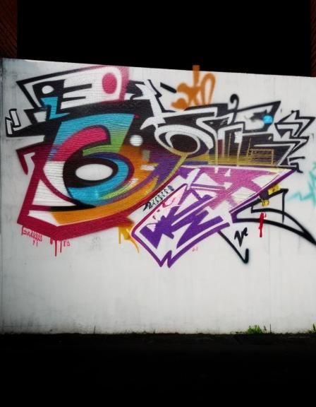 Youthful Street Artists: Dynamic Brothers in Vibrant Graffit...
