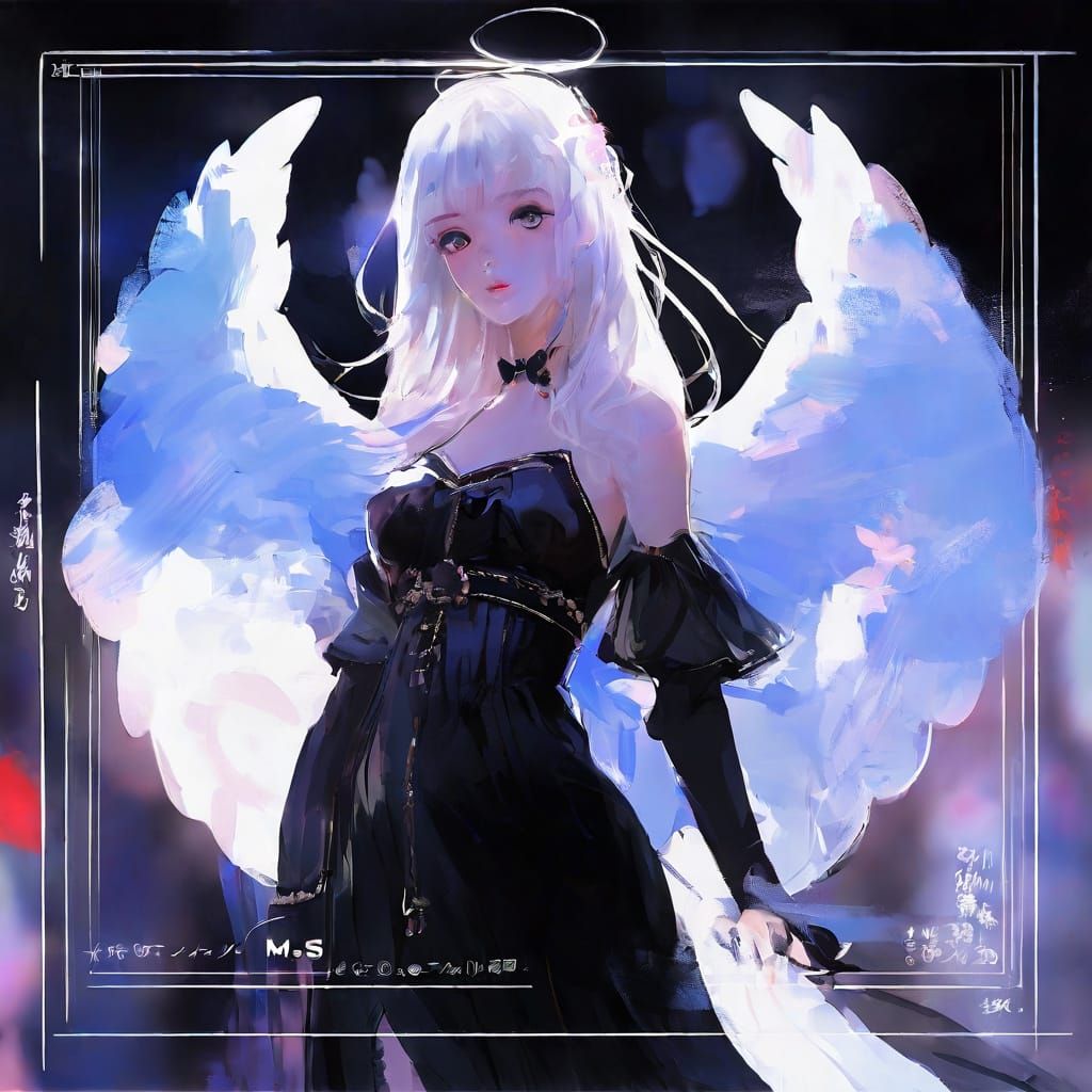 Anime Style Impressionistic Digital Painting