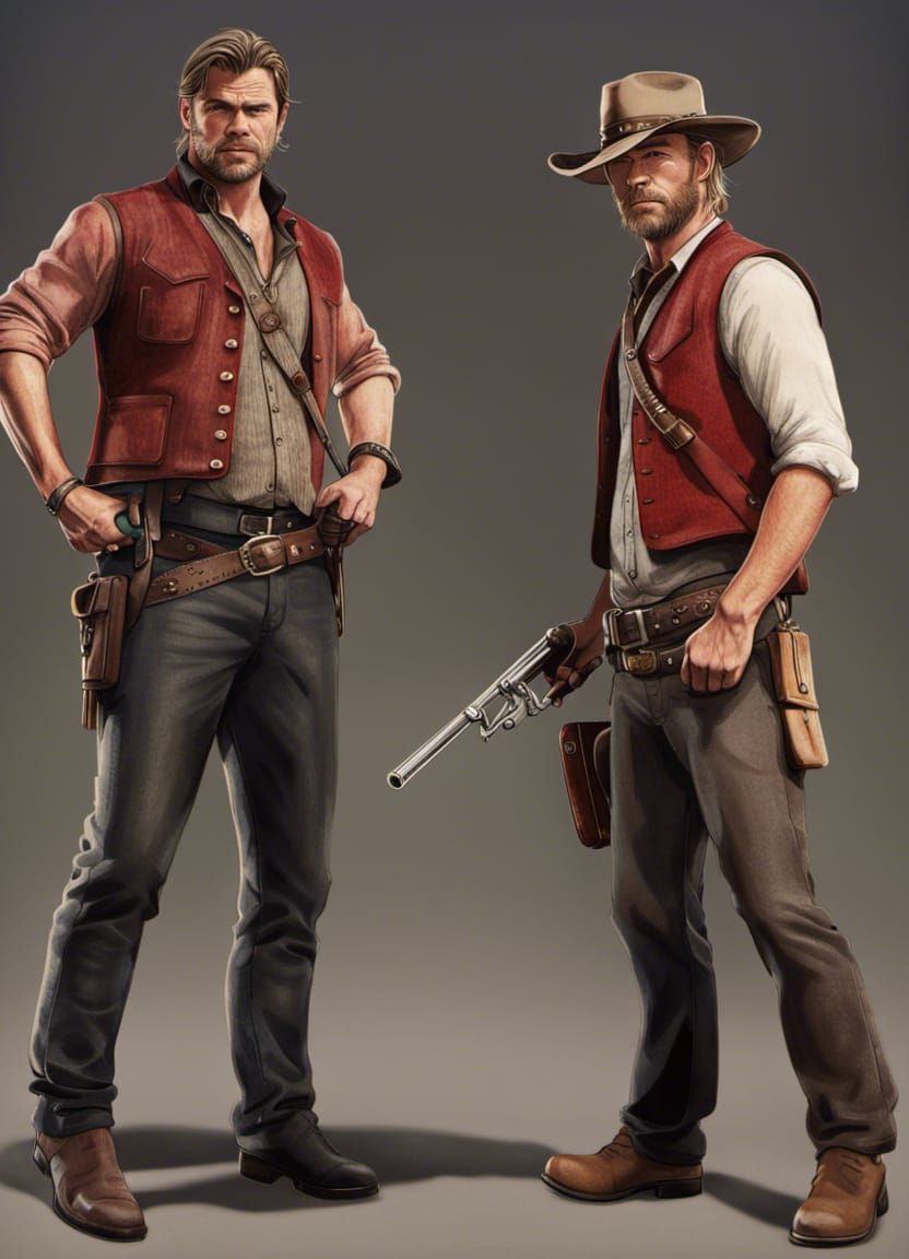 Chris Hemsworth as Red Dead Redemption 2's Arthur Morgan