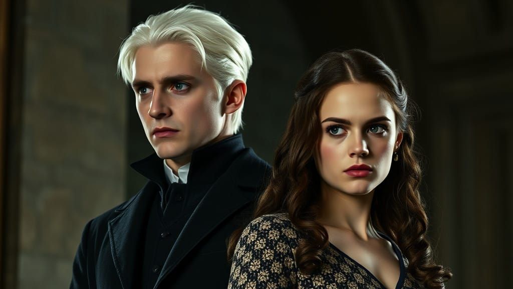 Dramatic Portraits of Forbidden Love in Cinematic Style