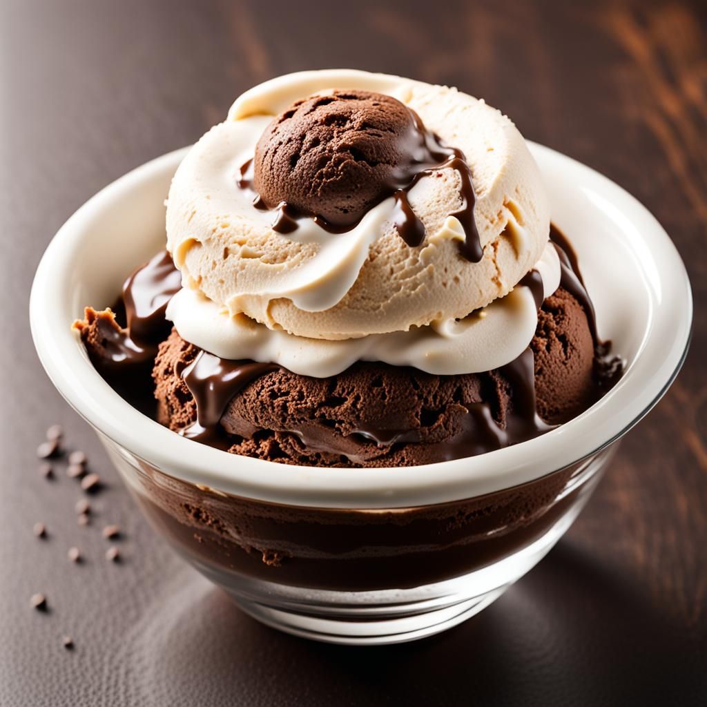 Chocolate ice cream 1