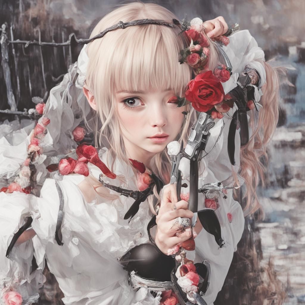 Girlish Cyberpunk Avatar