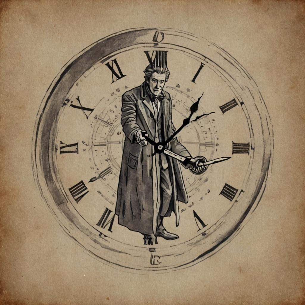 Mysterious Time Lord Ponders the Future in a Whimsical Dr Wh...