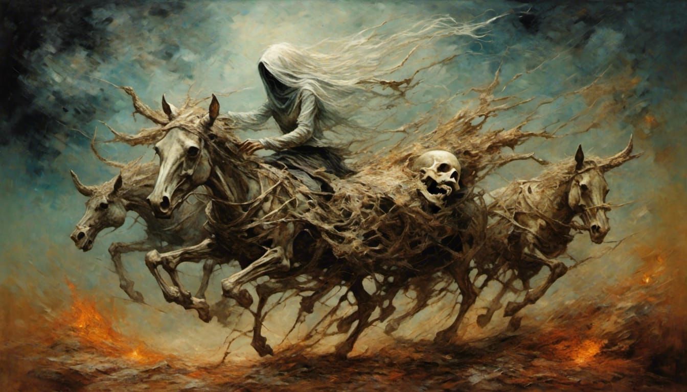 Cosmic Skeleton Riders Conquer the Void