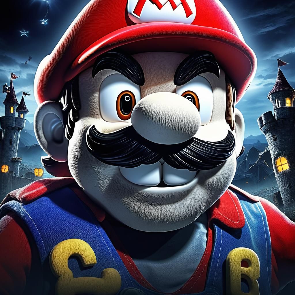 Mario and Robertoo in a Dark Fantasy Nightmare