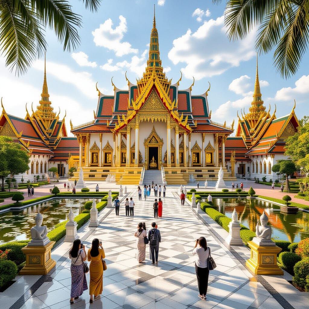 Silver Pagoda, Phnom Penh: Ultra-Realistic Temple View