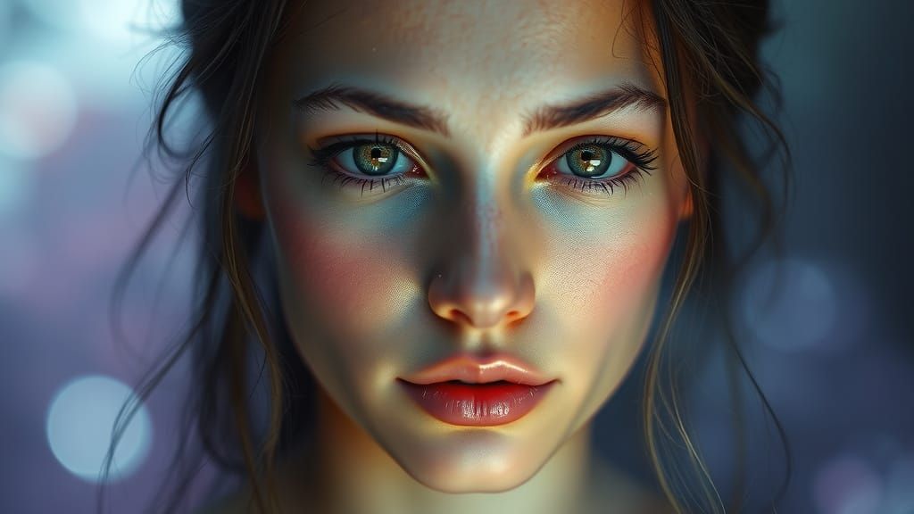 Ethereal Beauty in Contemplation