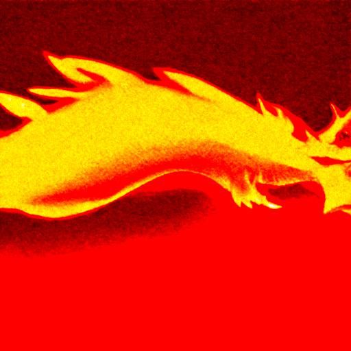 Majestic 8K Fire Dragon in Fiery Splendor