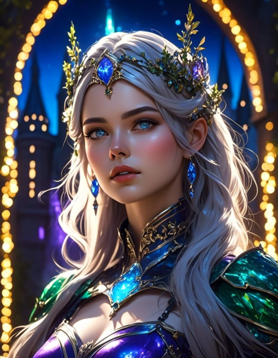 Anime Realism Castle Protector Portrait