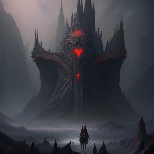 Ethereal Fantasy World Unveiled through Intricate Matte Pain...