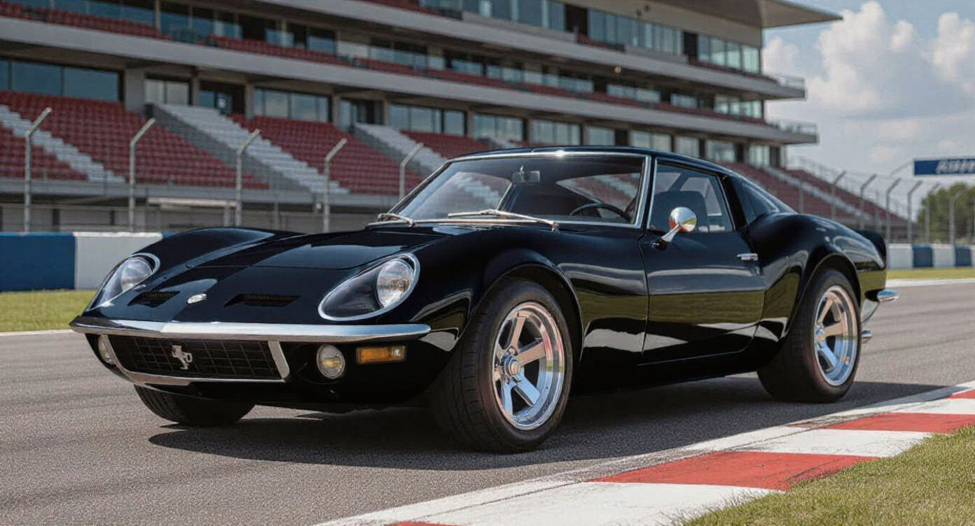 Retro-Modern Sports Car Inspired by 1969 Opel GT