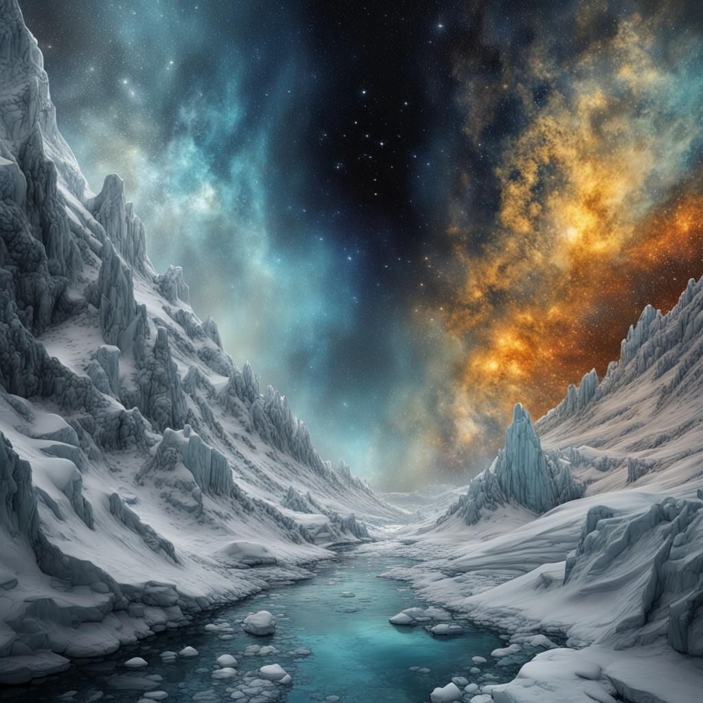 Ethereal Cosmic Landscape