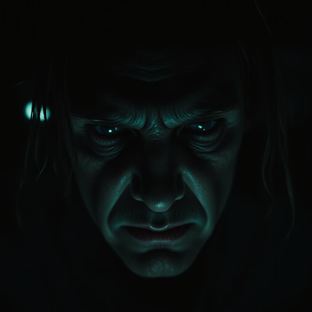 Haunting Close-Up of a Tormented Serial Killer's Face