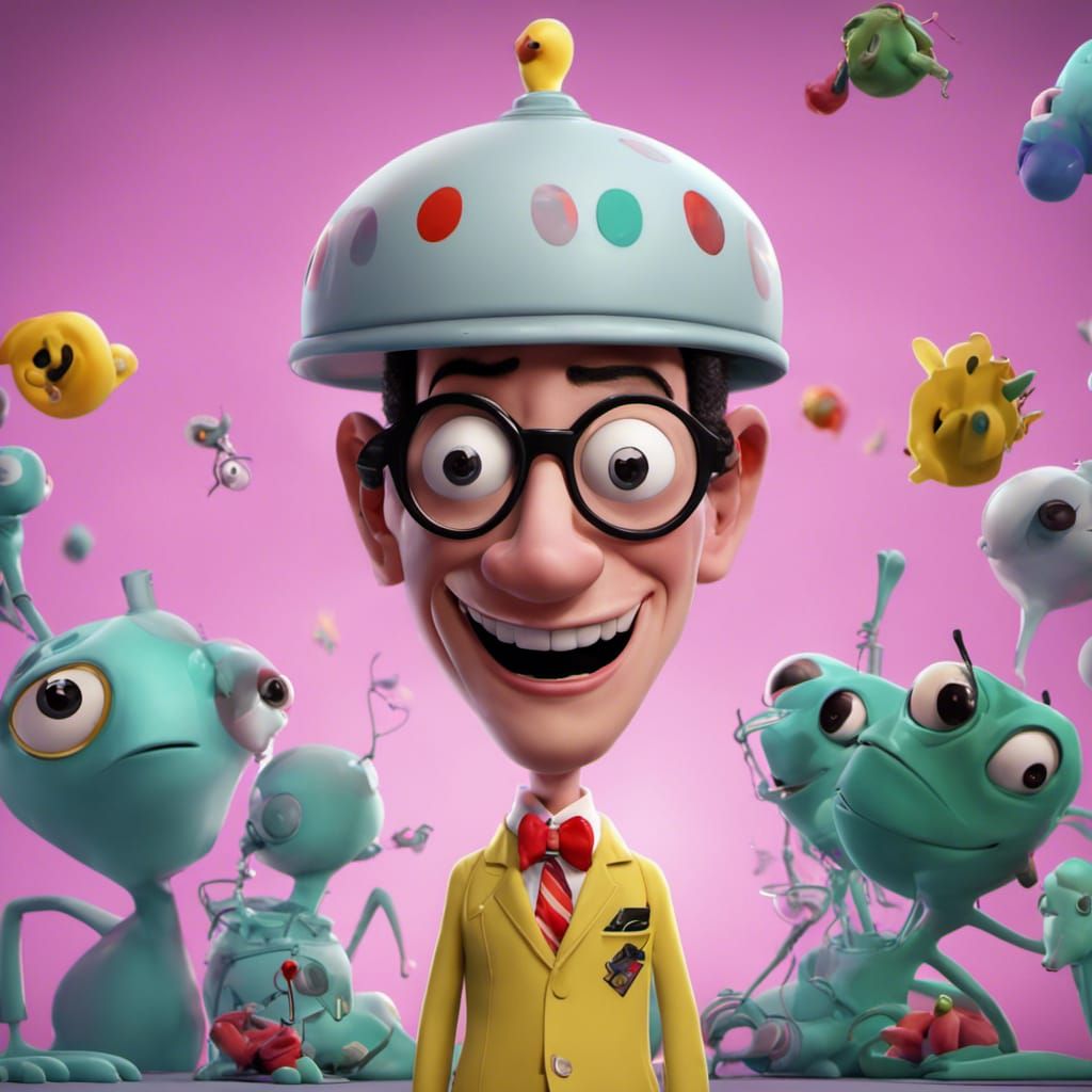 A Whimsical Mashup of Pee Wee Hermans Quirky Charm and Beatl...