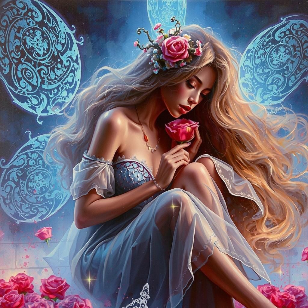 Iridescent Bioluminescent Graffiti Splashes Across Urban Wal...