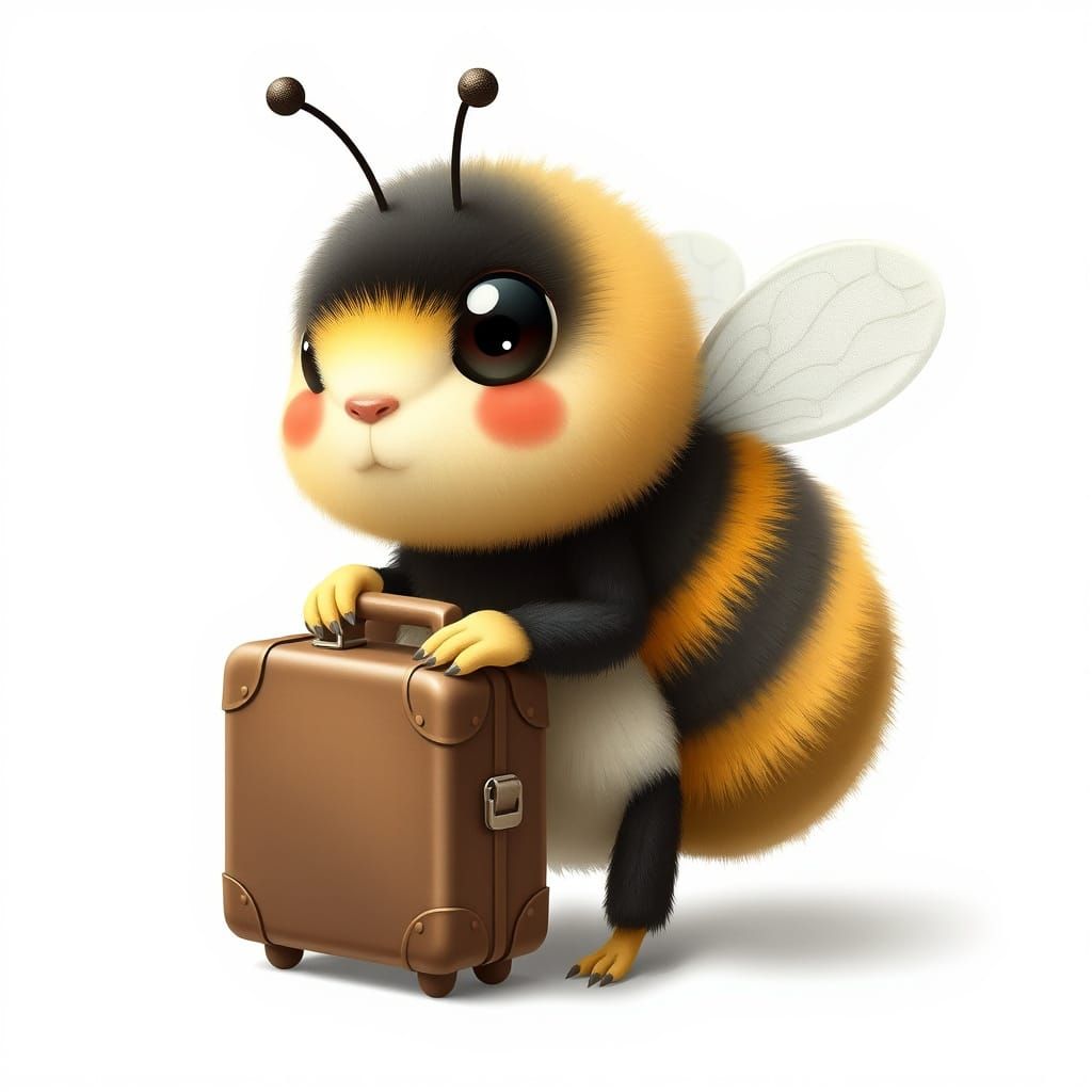 Chibi Bee Embarks on a Journey