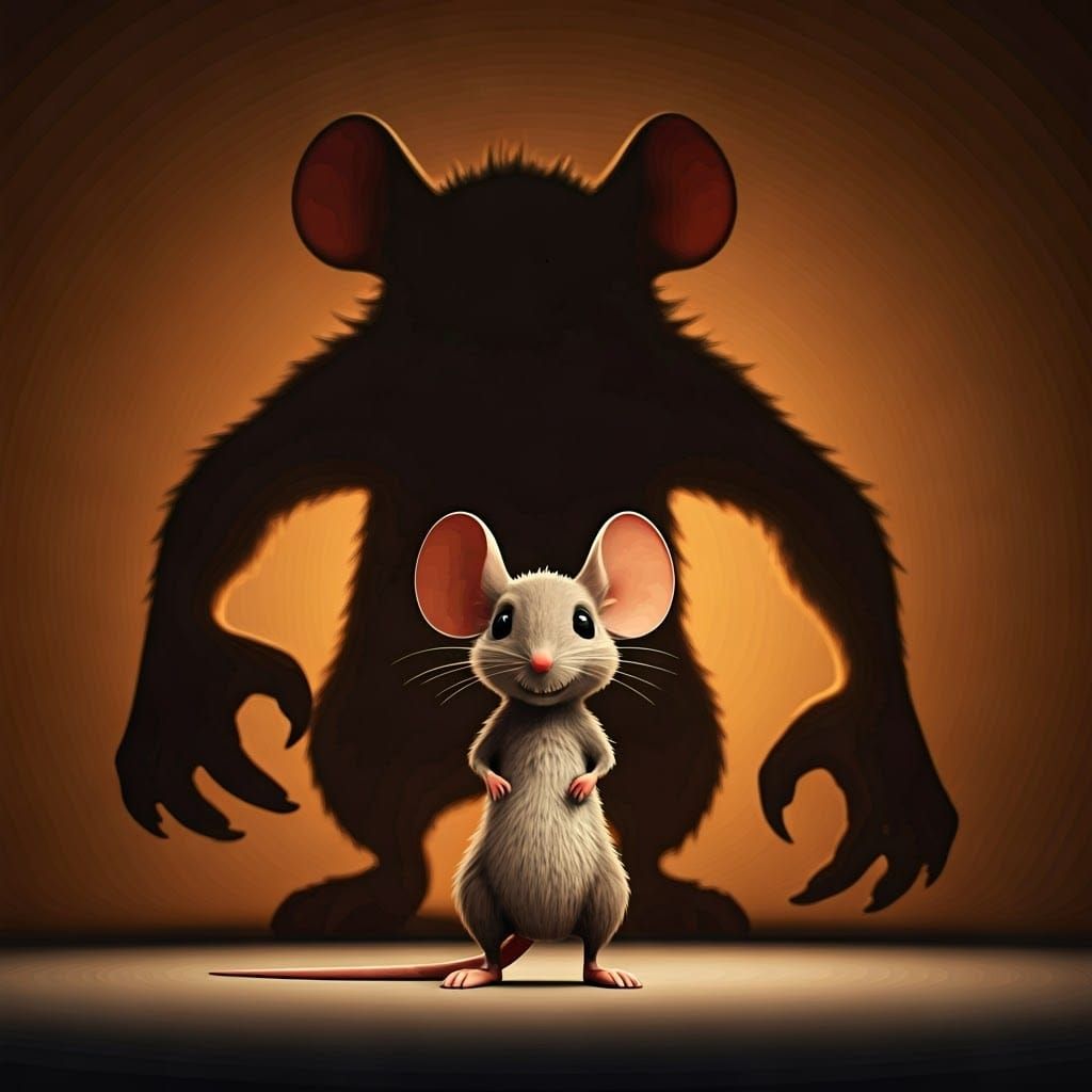 Frightening Shadow Monster Emerges from a Humble CGI Mouse