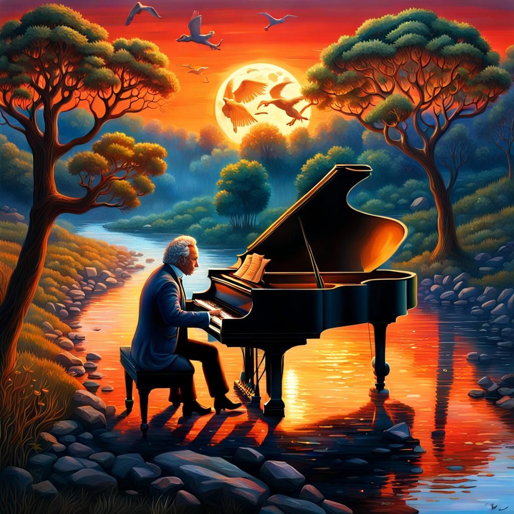 Mozart and Beethoven Perform an Epic Piano Concert Under the...