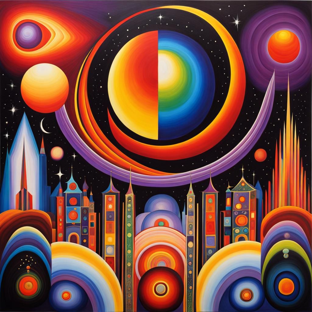 Cosmic Energetic Vortex in Abstract Space