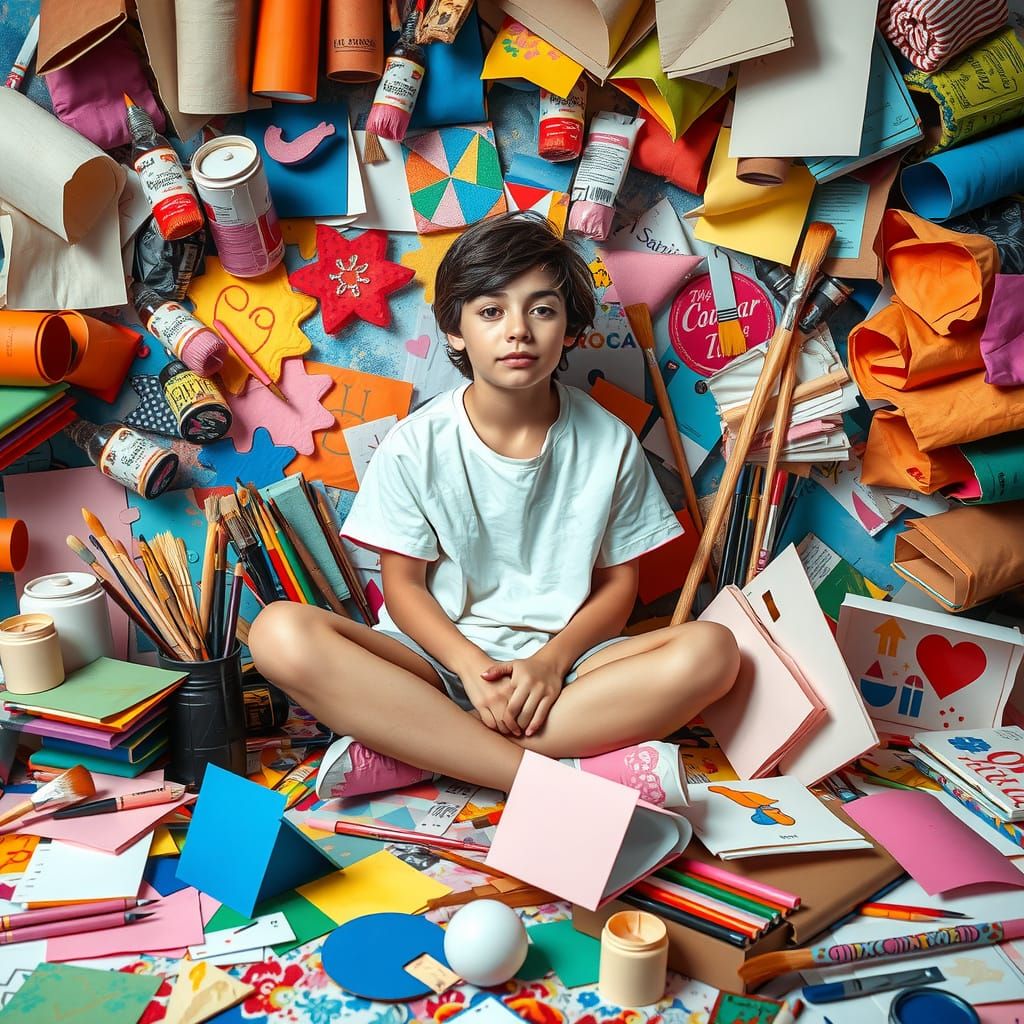 Artist Overwhelmed by Impressionist and Surreal Inspirations