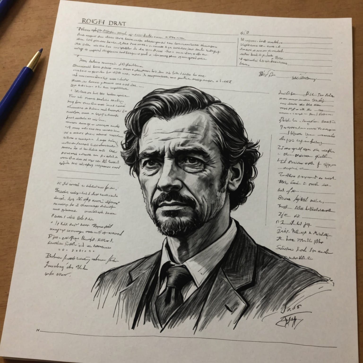 Mysterious Abandoned Script in a Forgotten Library