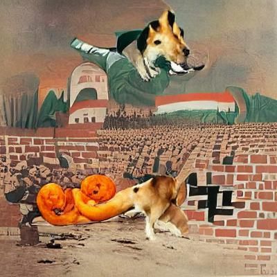 Pumpkin Dog Saves Fascist Leader in Heroic Act